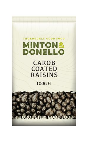 Minton & Donello Carob Coated Raisins (100g)