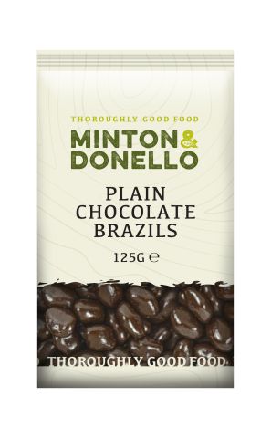 Minton & Donello Plain Chocolate Brazils (125g)