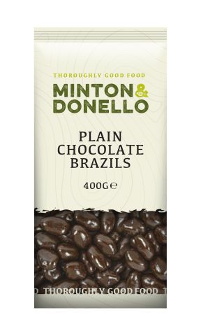 Minton & Donello Plain Chocolate Brazils (400g)