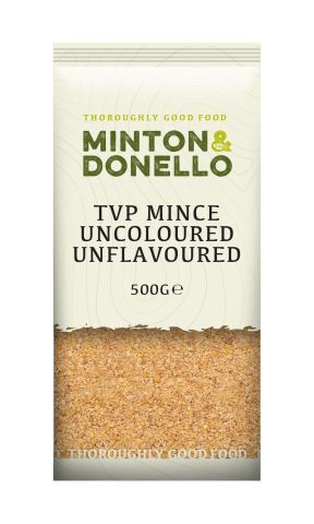 Minton & Donello Tvp Mince Uncoloured/Unflavoured (500g)