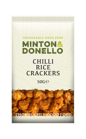 Minton & Donello Chilli Rice Crackers (50g)