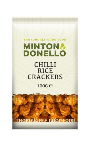 Minton & Donello Chilli Rice Crackers (100g)