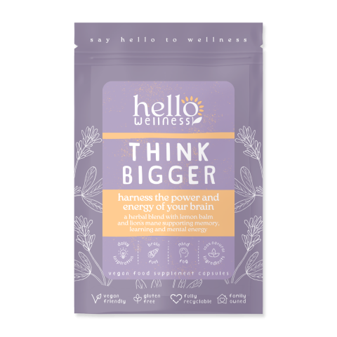 Hello Wellness Think Bigger brain support (60caps)