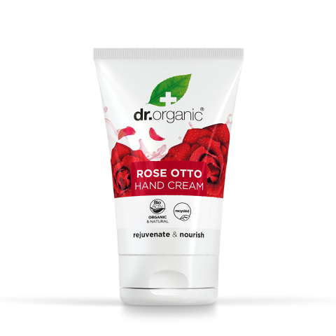 Dr Organic Rose Hand & Nail Cream (125ml)