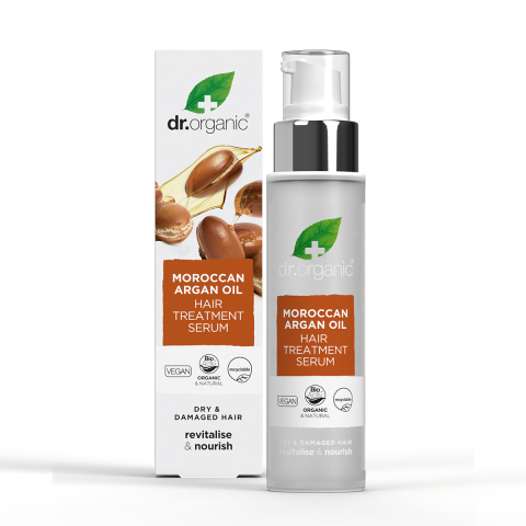 Dr Organic Moroccan Argan Hair Treatment Serum (100ml)