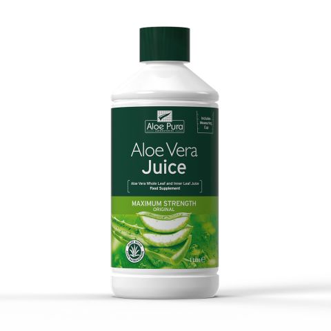 Aloe Pura Aloe Vera Juice Max Charcoal Filtered (1ltr)