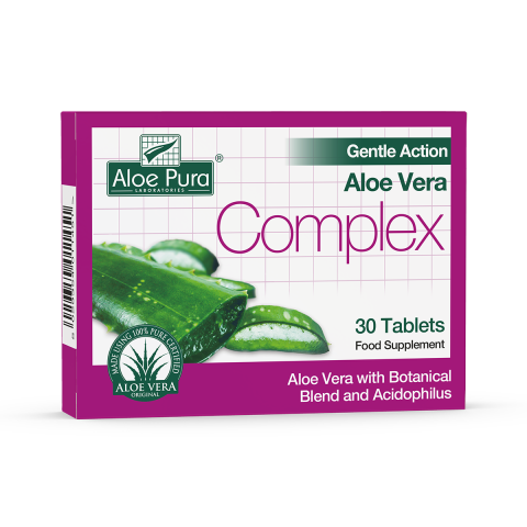 Aloe Pura Gentle Action Aloe Vera Complex (30caps)