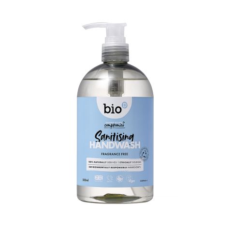 Bio-D Fragrance Free Cleansing Hand Wash (500ml)