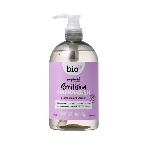 Bio-D Geranium & Grapefruit  Cleansing Hand Wash (500ml)