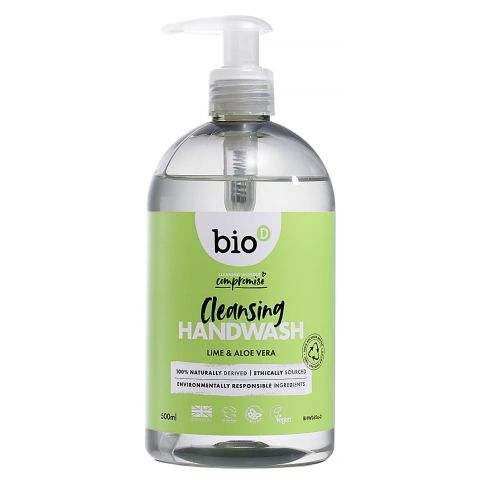Bio-D Lime & Aloe Vera Cleansing Hand Wash (500ml)
