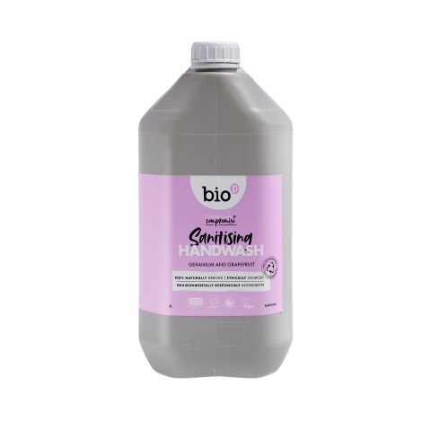 Bio-D Geranium & Grapefruit  Cleansing Hand Wash (5Ltr)