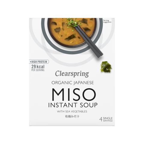 Clearspring Miso Soup with Sea Vegetable  - Org (4x10g)