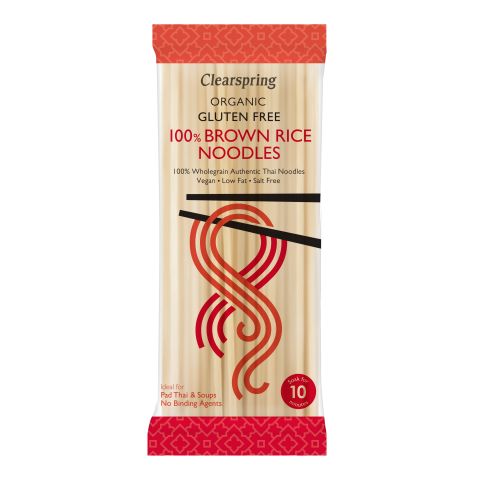 Clearspring Org GF 100% Brown Rice Noodles  (200g)
