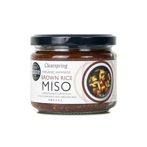 Clearspring Miso Brown Rice - jar (unpast) Organic (300g)
