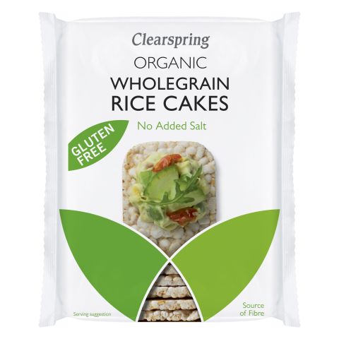 Clearspring Org Wholegrain Rice Cakes no add salt (130g)