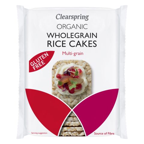 Clearspring Org Wholegrain Multi-grain Rice Cakes (130g)