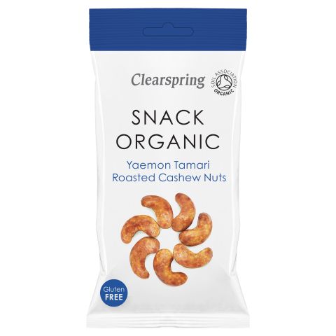 Clearspring Snack Yaemon Tamari Roast Cashew Nuts (30g)