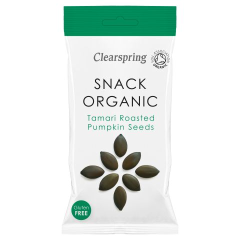 Clearspring Snack Yaemon Tamari Roast Pumpkin Seeds (30g)