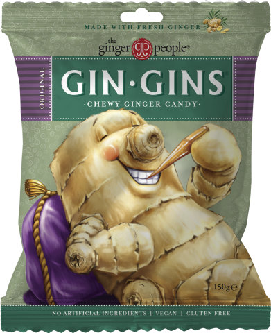 The Ginger People New! Gin Gins Chewy Ginger Candy (150g)
