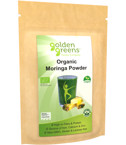 Golden Greens Organic Moringa Powder Large (200g)