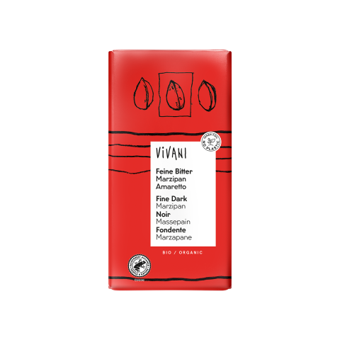 Vivani Dark with Marzipan & Amaretto Organic (100g)