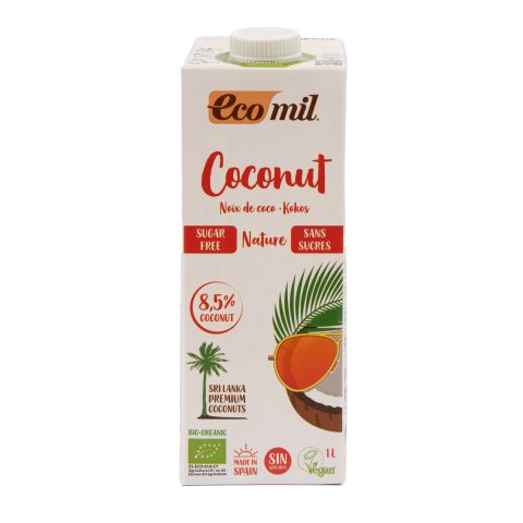 Ecomil Coconut milk sugar-free Bio (8,5% coconut) (1ltr)