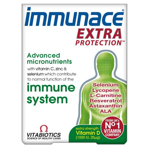 Vitabiotics Immunace Extra Protection (30tabs)