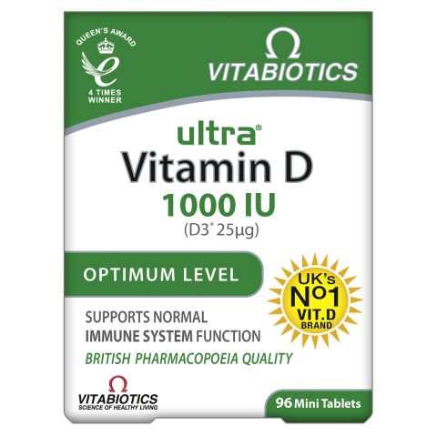 Vitabiotics Ultra Vitamin D3 1000 IU (96tabs)
