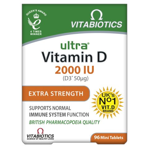 Vitabiotics Ultra Vitamin D3 2000 IU (96tabs)