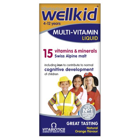 Vitabiotics Wellkid Multivitamin Liquid (150ml)