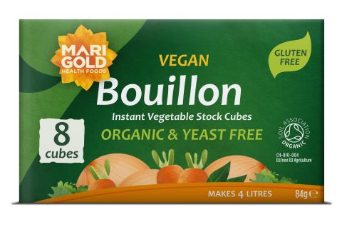 Marigold Organic Yeast Free Stock Cube Green (8pc)