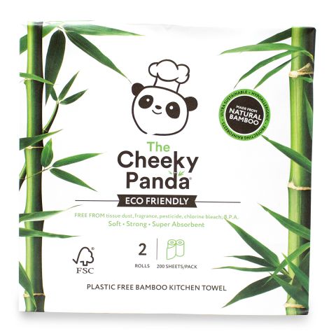 The Cheeky Panda Plastic Free Kitchen towel (2pc)