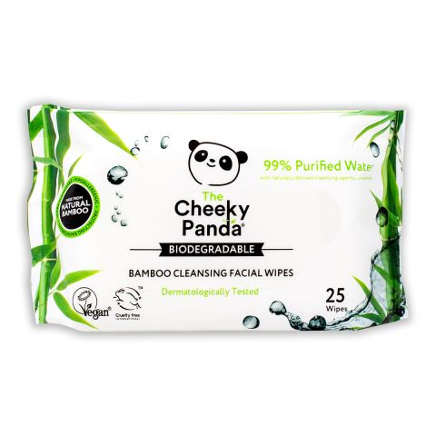 The Cheeky Panda Makeup Wipes unscented (25pc)