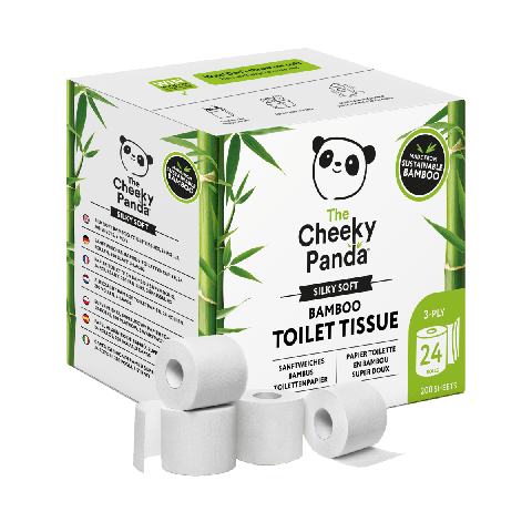 The Cheeky Panda Plastic free toilet tissue (24pc)