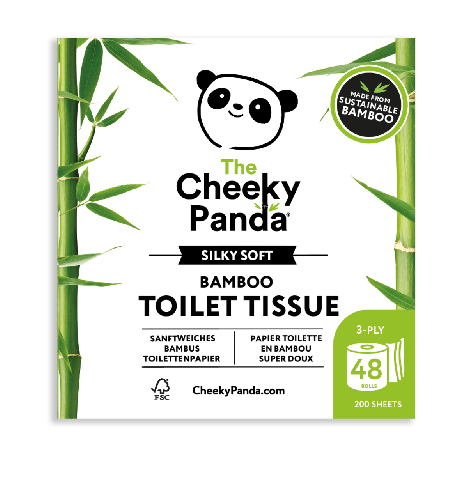 The Cheeky Panda Plastic free toilet tissue (48pc)
