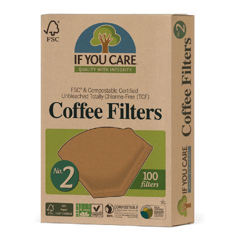 If You Care FSC Cert Unbleached Coffee Filters No.2 (1pc)