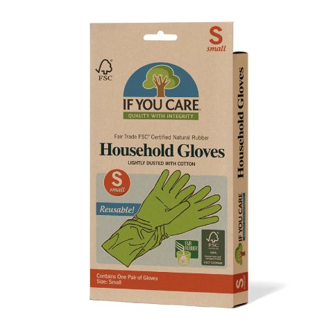 If You Care FSC Cert Fair Rubber Latex Gloves Small (1pc)