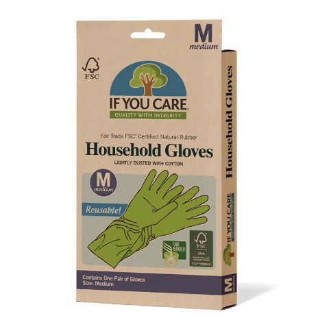 If You Care FSC Cert Fair Rubber Latex Glove Medium (1pc)