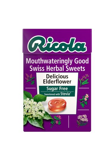 Ricola Elderflower Sugar Free Box (45g)