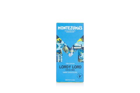 Montezuma Lordy Lord - Dark with Cocoa Nibs (90g)