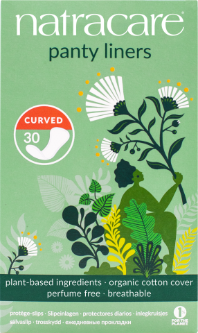 Natracare Panty Liners - Curved (30pc)