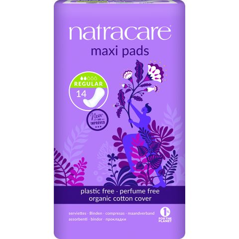 Natracare Regular Maxi Pads (14pc)