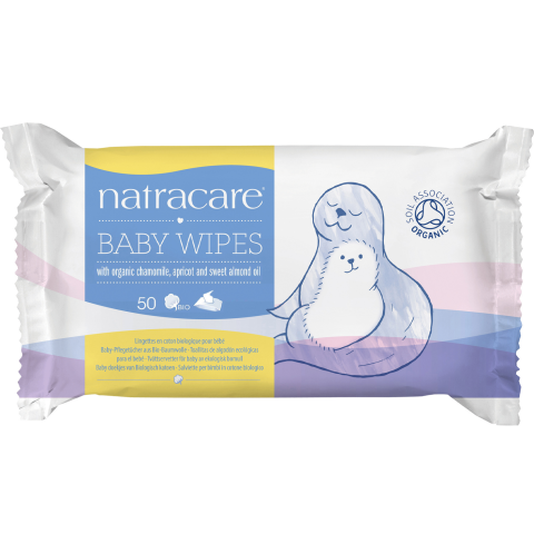 Natracare Organic Baby Wipes (50pc)