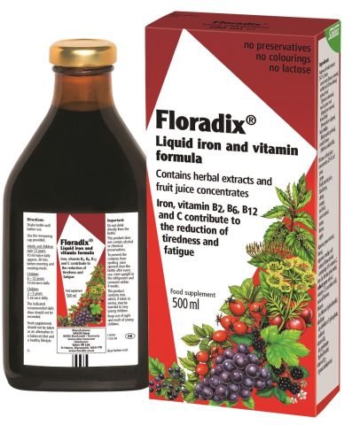 Floradix Liquid Iron Formula (500ml)