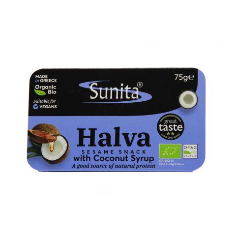 Sunita Organic Halva with Coconut Syrup (75g)