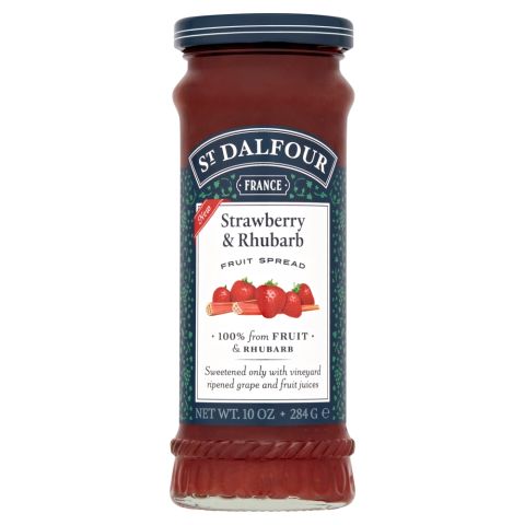 St Dalfour Strawberry & Rhubarb Spread (284g)