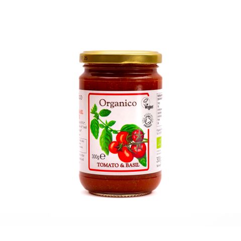 Organico Org Tuscan tomato & basil sauce (340g)