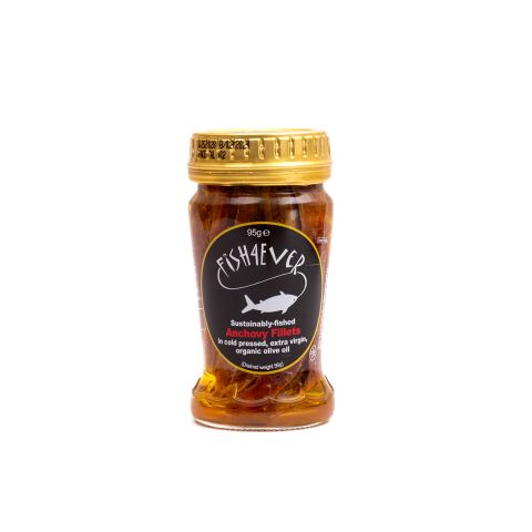Fish4ever Anchovy fillets in ex/virgin olive oil (95g)