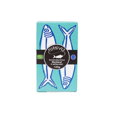 Fish4ever Mackerel in spring water (125g)