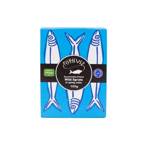 Fish4ever Sprats in spring water (105g)